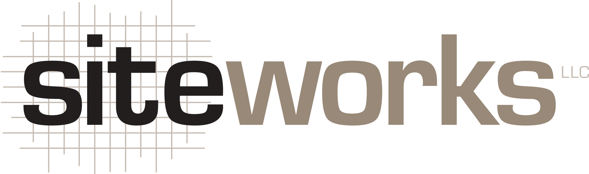 Siteworks taupe logo